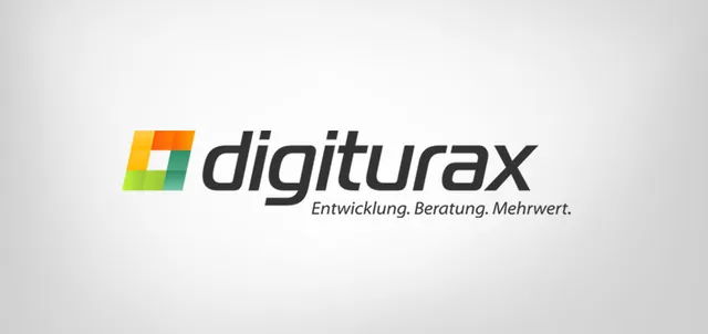 digiturax &ndash; Logo für Entwicklung, Beratung, Mehrwert.