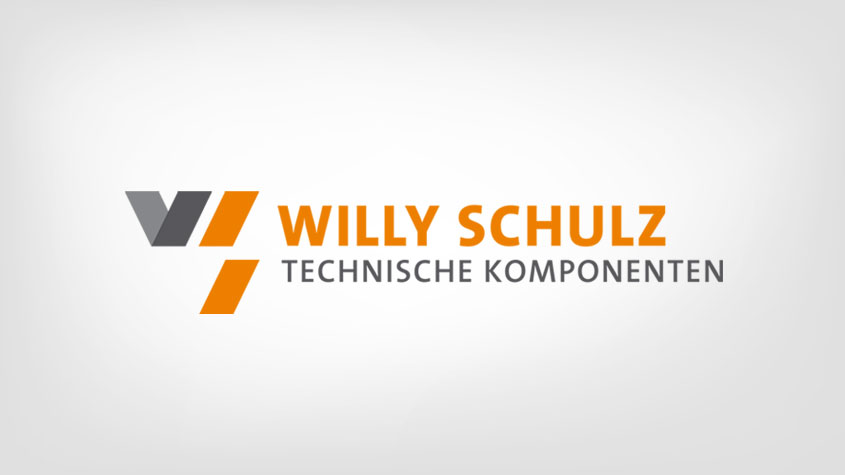 Willy-Schulz-Logo als Wort-Bild-Marke mit dem Zusatz „Technische Komponenten“.
